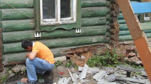 Некоторые аспекты ремонта дома из бруса
